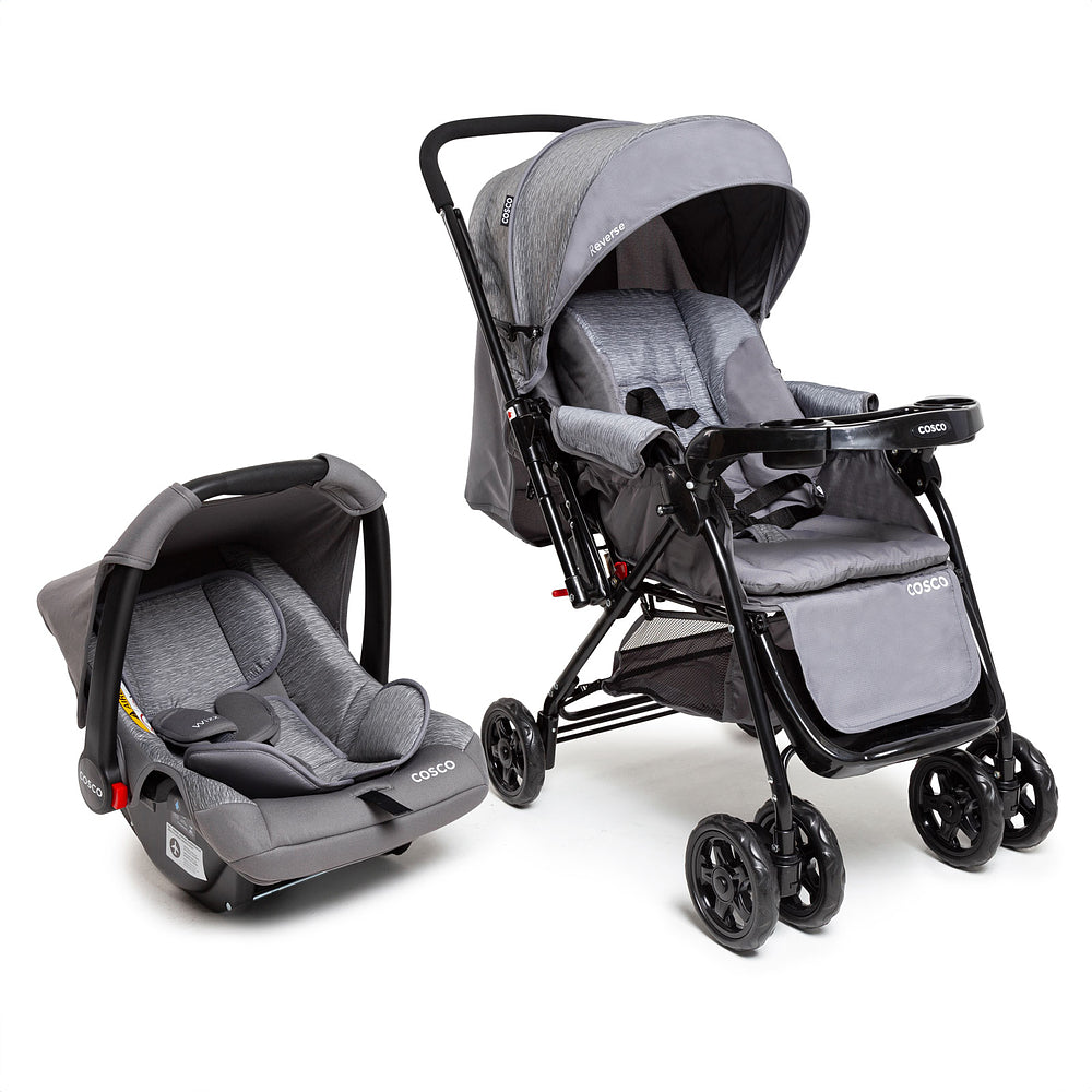 Travel System Reverse Duo + Kit Premium: Mosquiteiro & Organizador