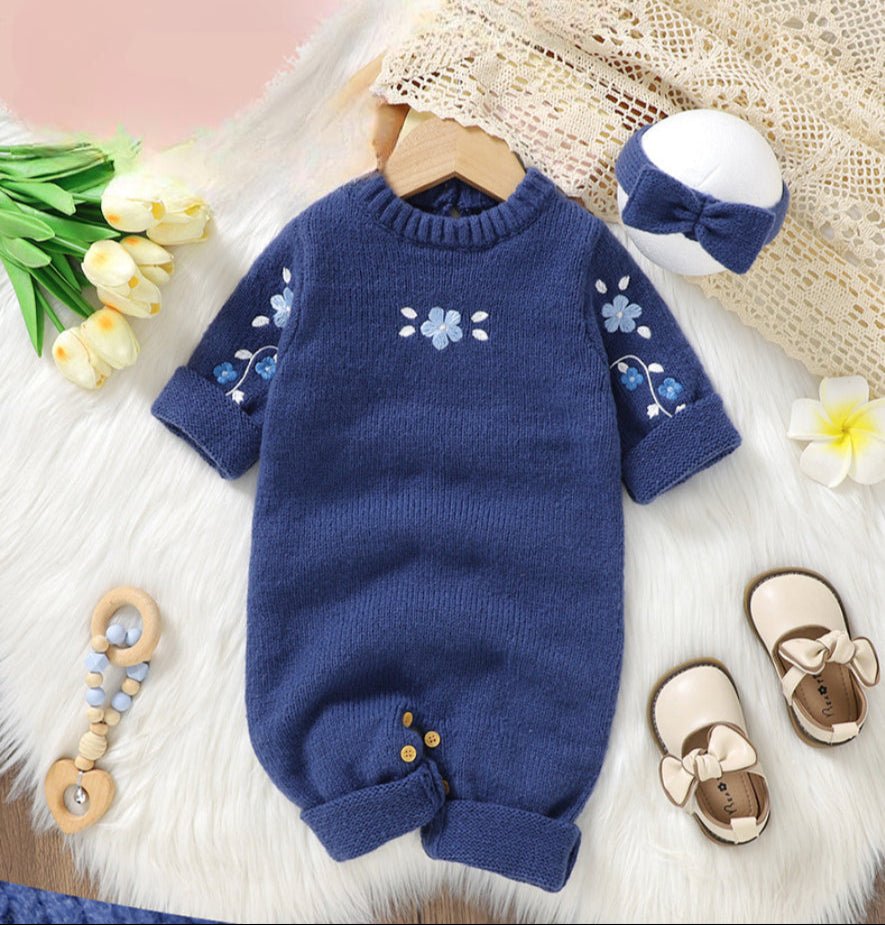 Macacão Infantil Azul Florzinhas - BABYLIFEBabyLifeBABYLIFEAzulMacacão Infantil Azul Florzinhas0 - 1 Mês