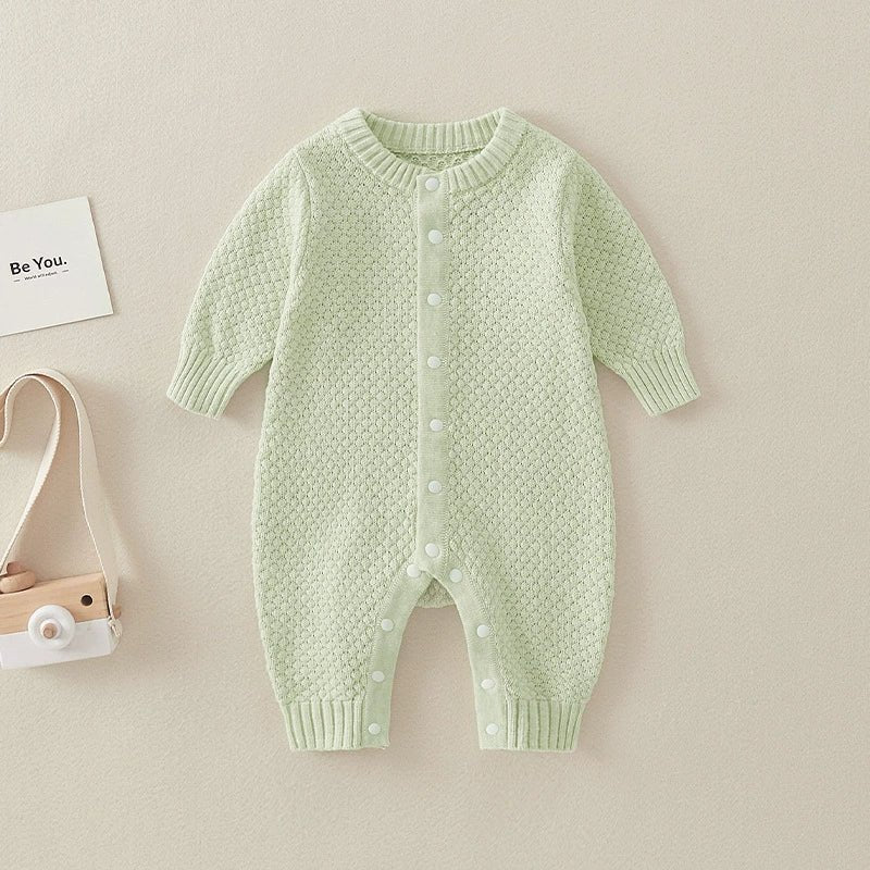 Macacão Infantil de Tricô Botões - BABYLIFEBabyLifeBABYLIFEVerdeMacacão Infantil de Tricô Botões0 - 3 Meses