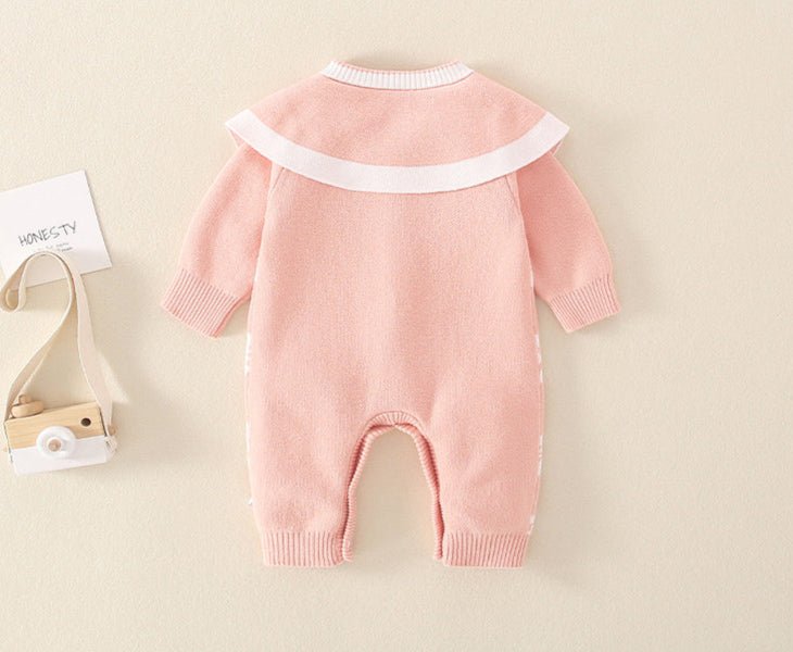 Macacão Infantil de Tricô Lacinhos - BABYLIFEBabyLifeBABYLIFERosaMacacão Infantil de Tricô Lacinhos0 - 1 Mês