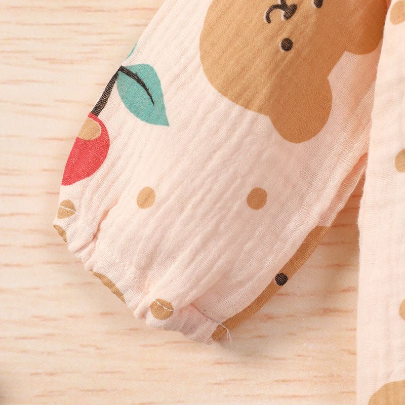 Macacão Infantil Feminino Ursinho com Cerejas - BABYLIFEMacacãoBabyLifeBABYLIFE200000463:2000250030 - 3 Meses 49cmMacacão Infantil Feminino Ursinho com Cerejas