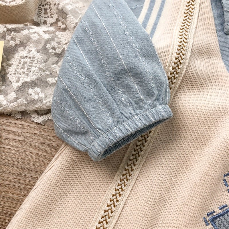 Macacão Infantil Gola Gravatinha - BABYLIFEBabyLifeBABYLIFEAzulMacacão Infantil Gola Gravatinha0 - 3 Meses