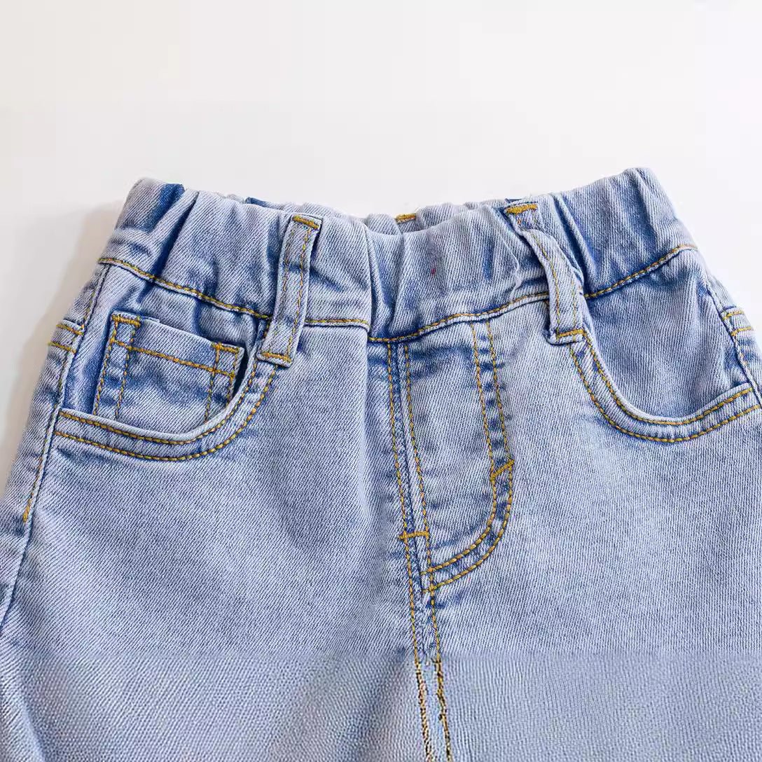 Shorts Infantil Jeans Florzinhas - BABYLIFEBabyLifeBABYLIFE6 - 12 MesesShorts Infantil Jeans Florzinhas