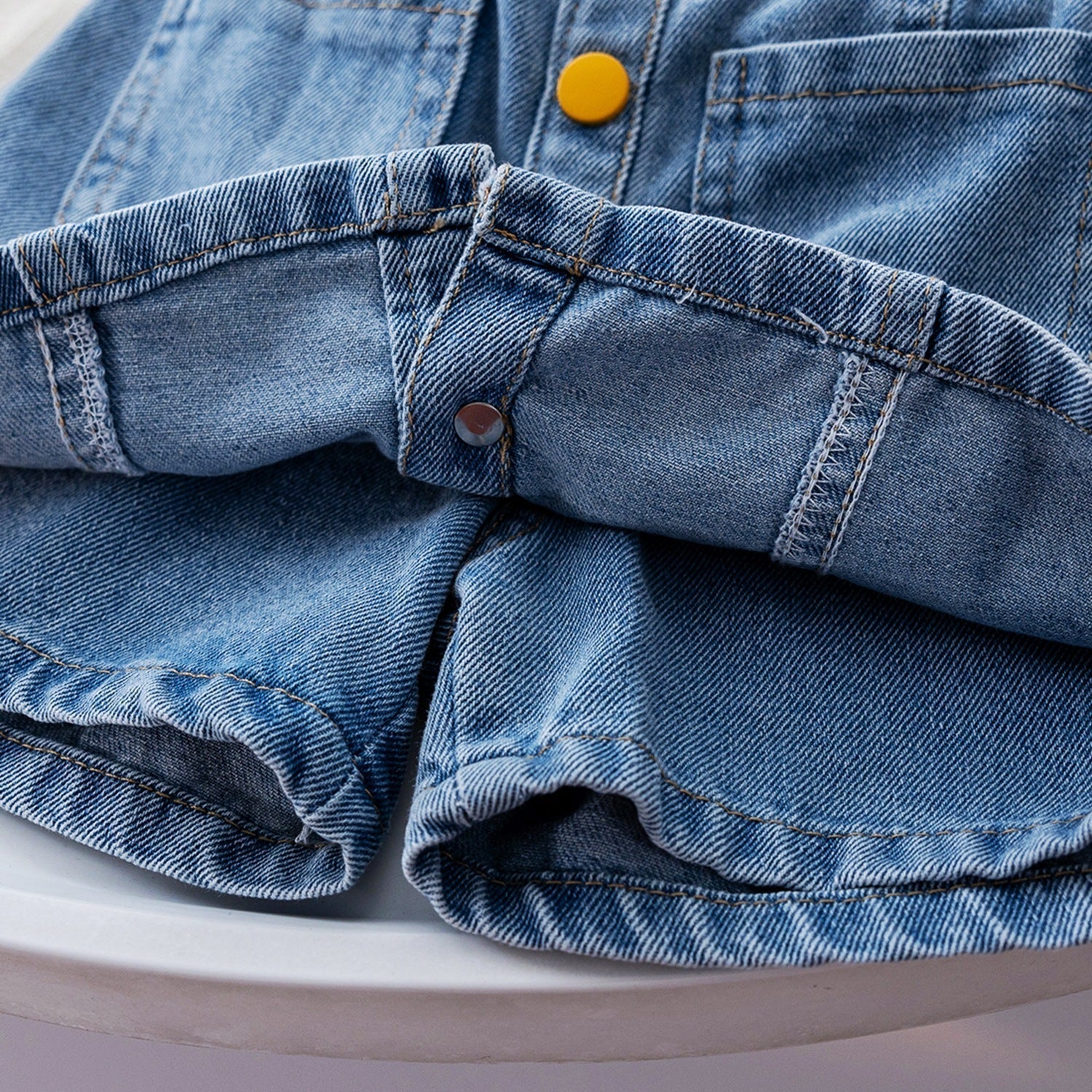 Shorts Saia Infantil Feminino Botões Coloridinhos - BABYLIFEBabyLifeBABYLIFE6 - 12 MesesShorts Saia Infantil Feminino Botões Coloridinhos