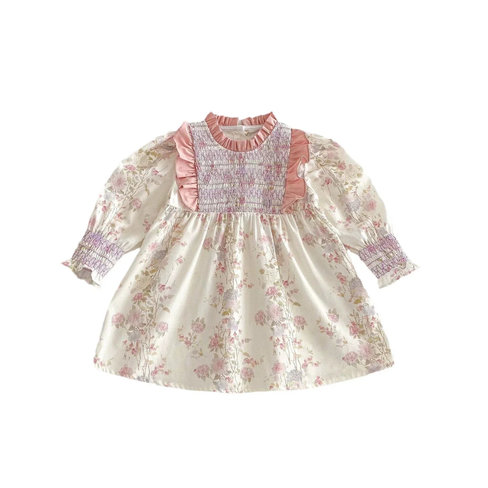 Vestido Infantil Babadinho Flores - BABYLIFEBabyLifeBABYLIFEBege FloresVestido Infantil Babadinho Flores6 - 12 Meses