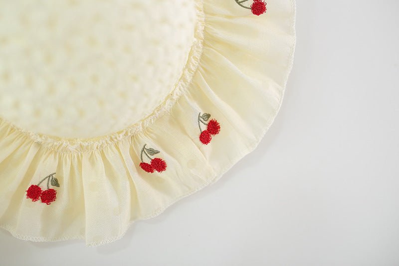 Vestido Infantil Bordado Cerejinhas - BABYLIFEBabyLifeBABYLIFEBegeVestido Infantil Bordado Cerejinhas6 - 12 Meses