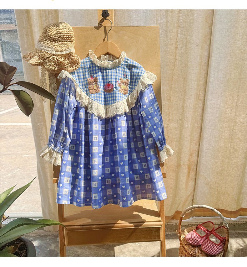 Vestido Infantil Corações Ursinhos - BABYLIFEBabyLifeBABYLIFEVestido Infantil Corações Ursinhos