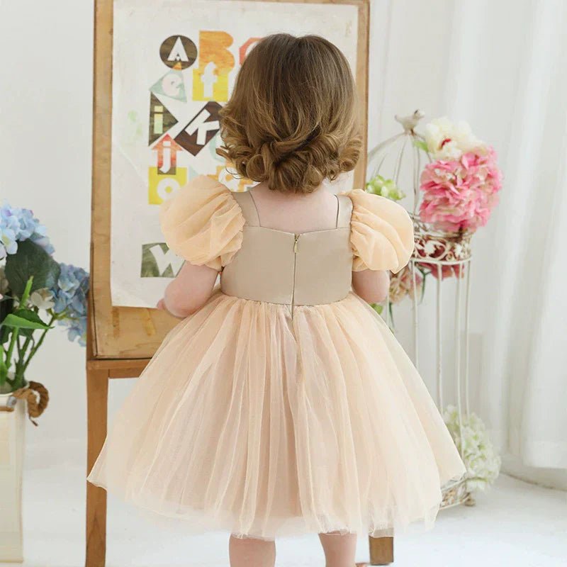 Vestido Infantil De Festa Lantejoulas e Tule - BABYLIFEBabyLifeBABYLIFEDouradoVestido Infantil De Festa Lantejoulas e Tule9 - 12 Meses