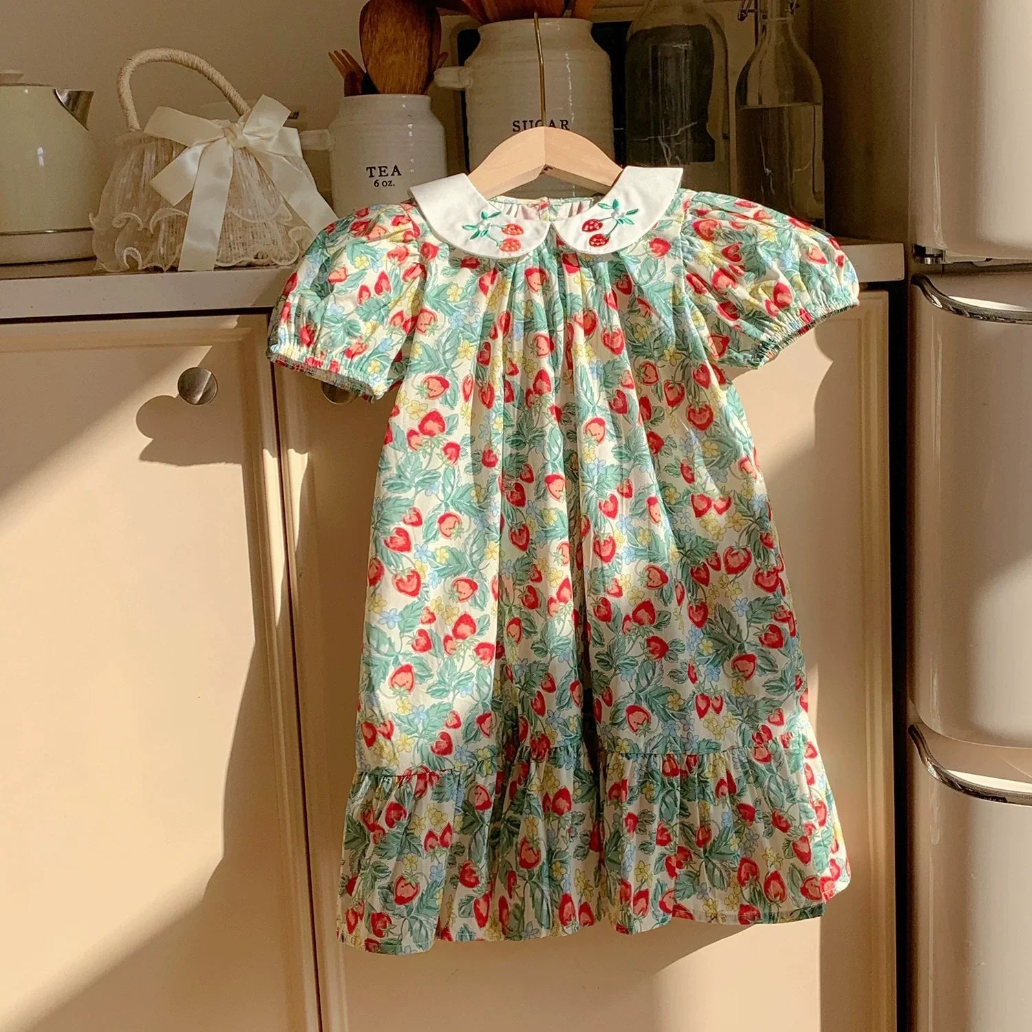 Vestido Infantil Delicadinho Morangos - BABYLIFEBabyLifeBABYLIFE1 - 2 AnosVestido Infantil Delicadinho Morangos