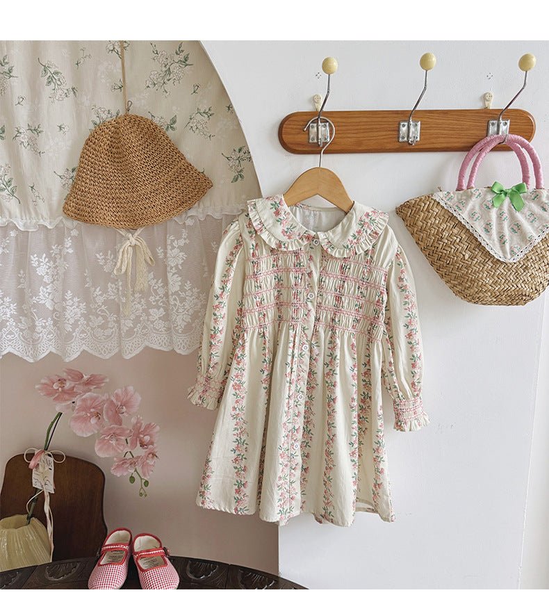 Vestido Infantil Floral Golinha - BABYLIFEBabyLifeBABYLIFEBege FloresVestido Infantil Floral Golinha1 - 2 Anos