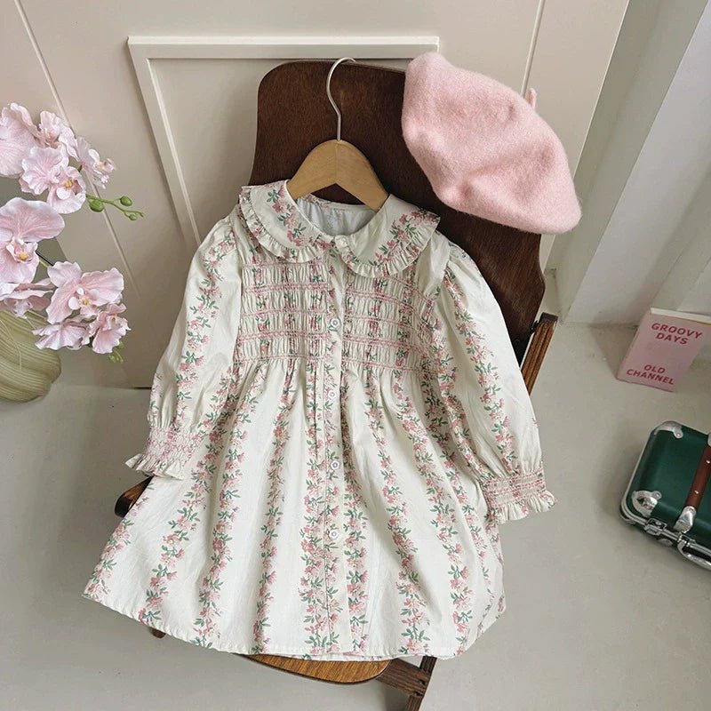 Vestido Infantil Floral Golinha - BABYLIFEBabyLifeBABYLIFEBege FloresVestido Infantil Floral Golinha1 - 2 Anos