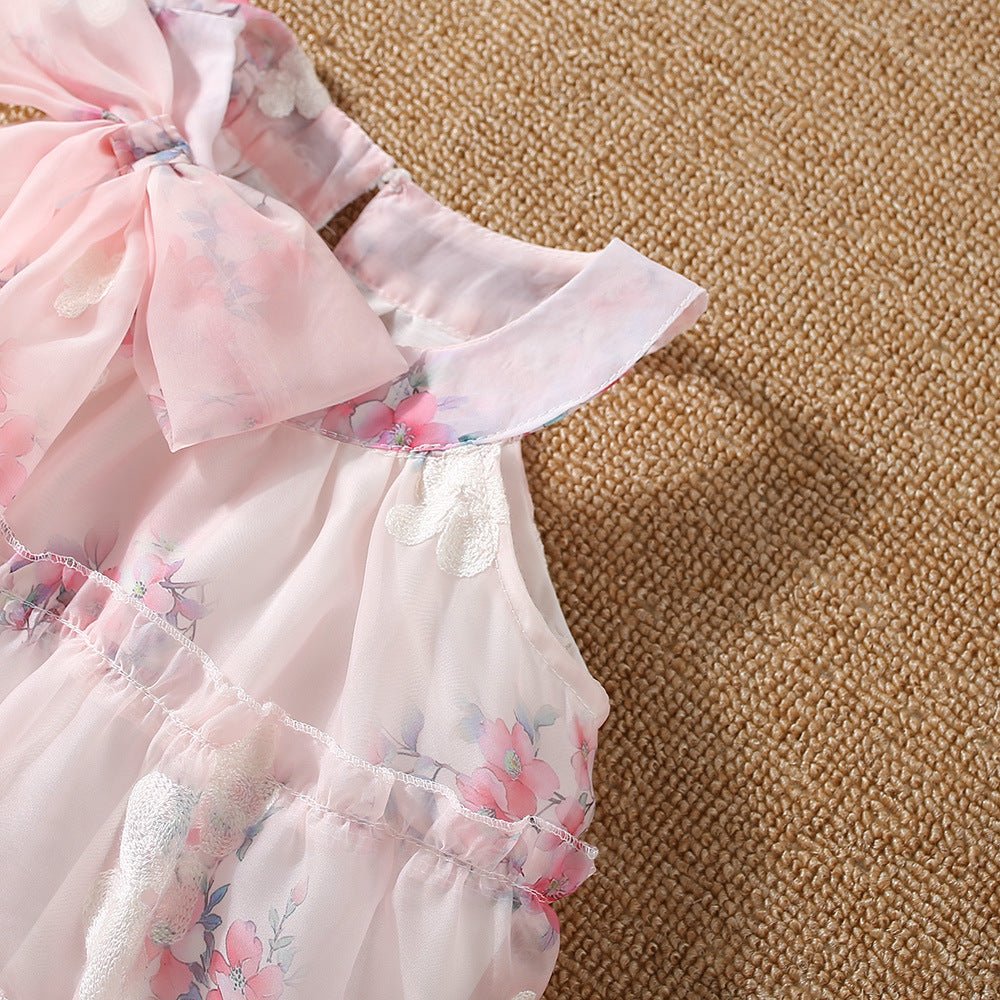 Vestido Infantil Floral Lacinho - BABYLIFEBabyLifeBABYLIFERosaVestido Infantil Floral Lacinho6 - 12 Meses