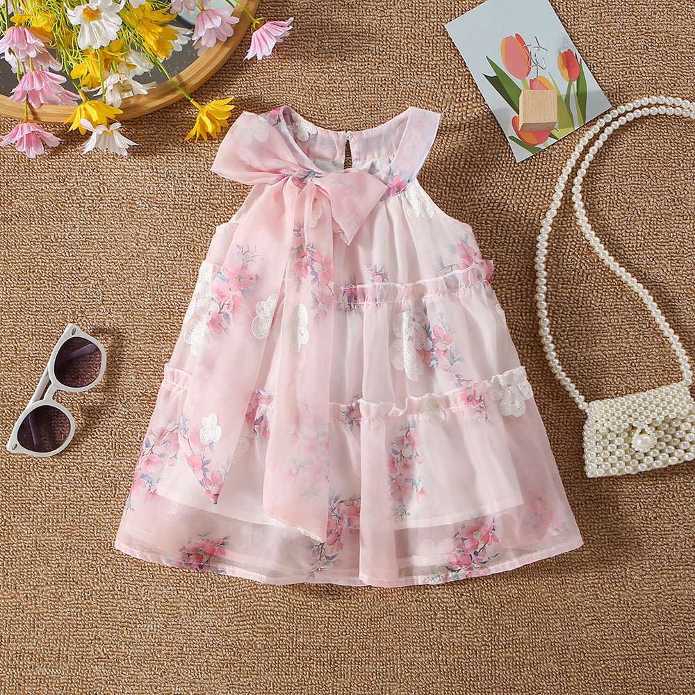 Vestido Infantil Floral Lacinho - BABYLIFEBabyLifeBABYLIFERosaVestido Infantil Floral Lacinho6 - 12 Meses