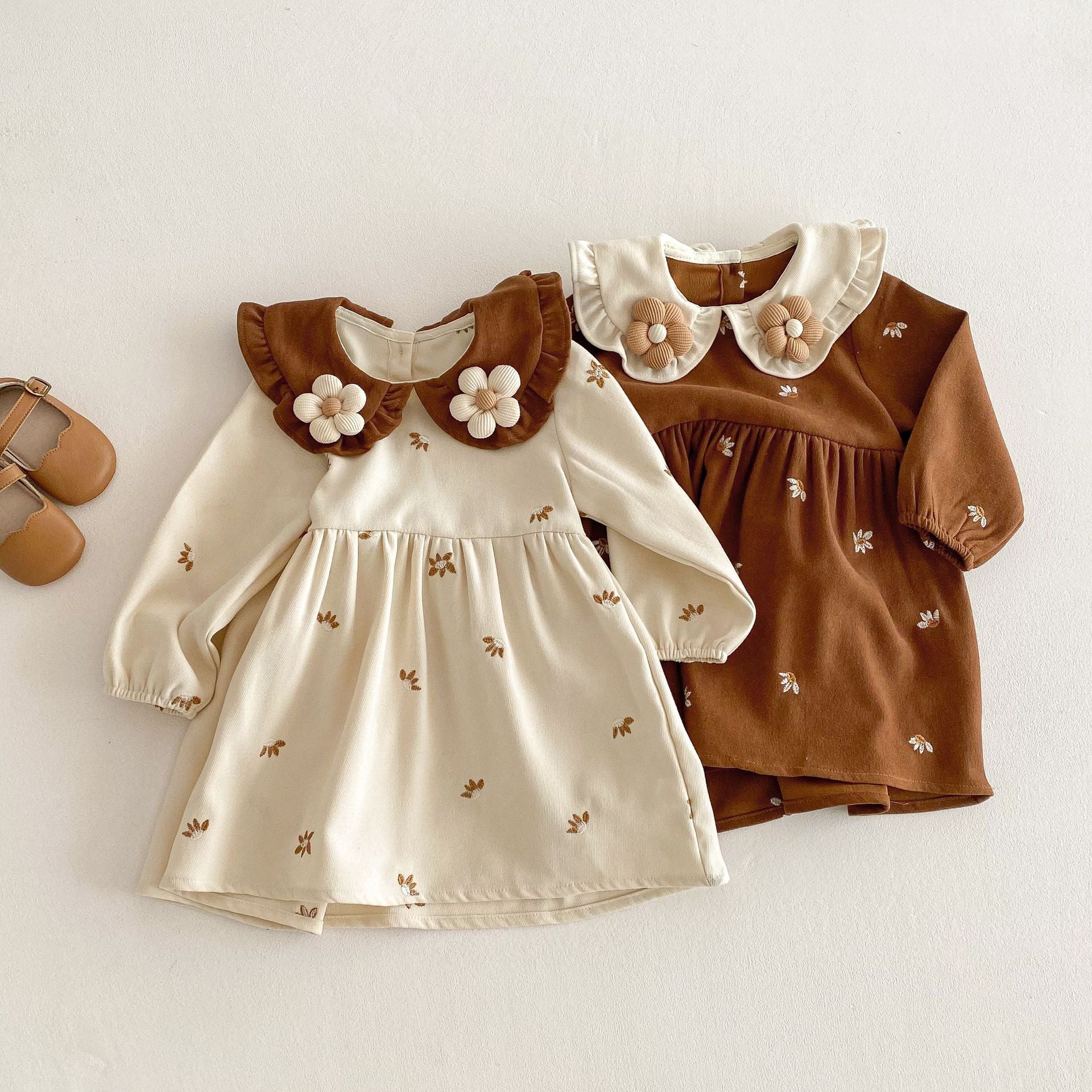 Vestido Infantil Flores - BABYLIFEBabyLifeBABYLIFEBegeVestido Infantil Flores6 - 12 Meses