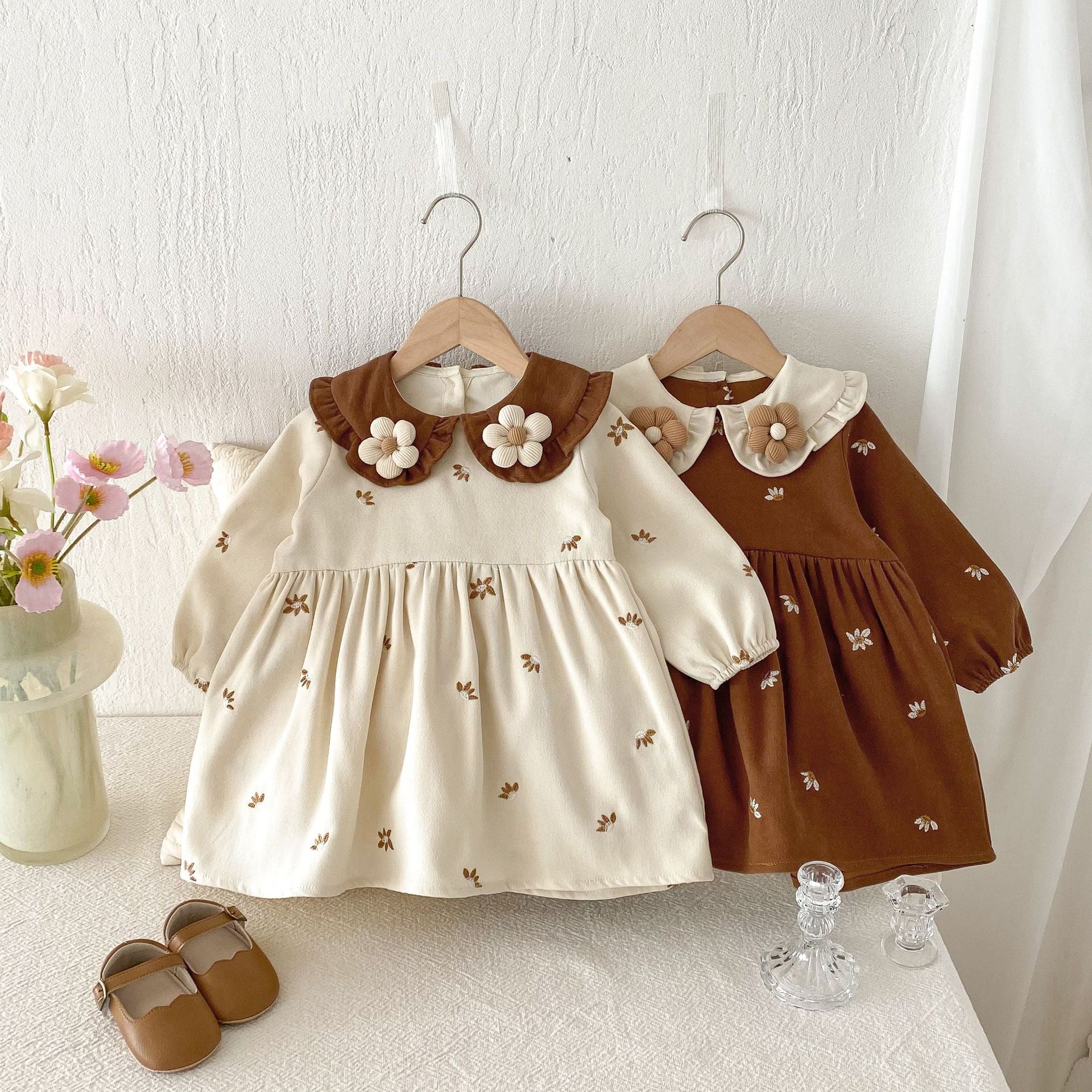 Vestido Infantil Flores - BABYLIFEBabyLifeBABYLIFEBegeVestido Infantil Flores6 - 12 Meses