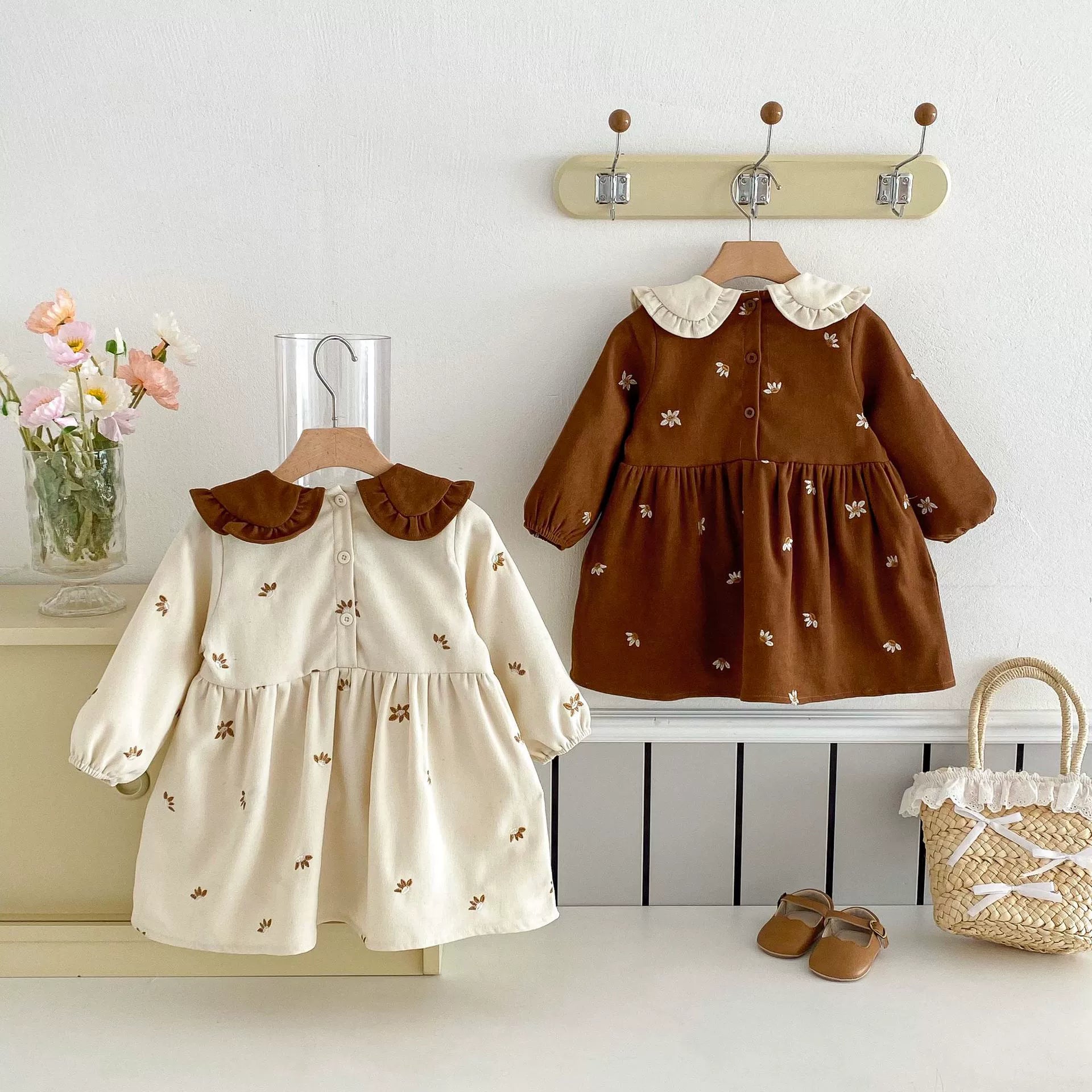 Vestido Infantil Flores - BABYLIFEBabyLifeBABYLIFEMarromVestido Infantil Flores6 - 12 Meses