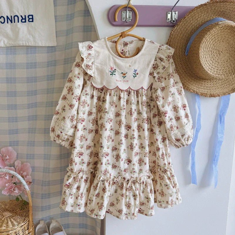 Vestido Infantil Florzinhas - BABYLIFEBabyLifeBABYLIFEBege FloresVestido Infantil Florzinhas1 - 2 Anos