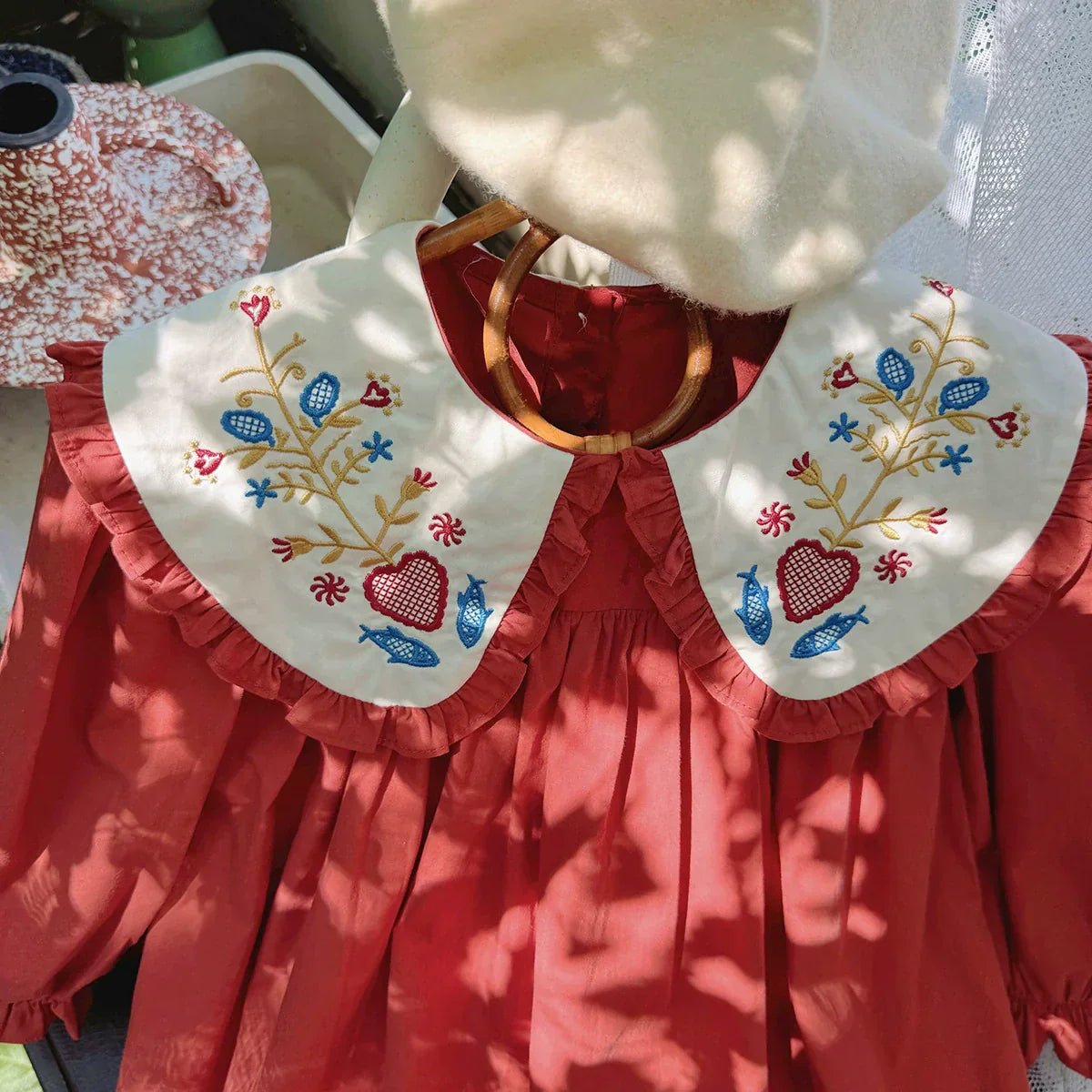 Vestido Infantil Golinha Bordada - BABYLIFEBabyLifeBABYLIFEVermelhoVestido Infantil Golinha Bordada1 - 2 Anos