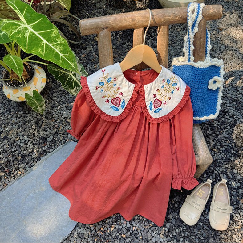 Vestido Infantil Golinha Bordada - BABYLIFEBabyLifeBABYLIFEVermelhoVestido Infantil Golinha Bordada1 - 2 Anos