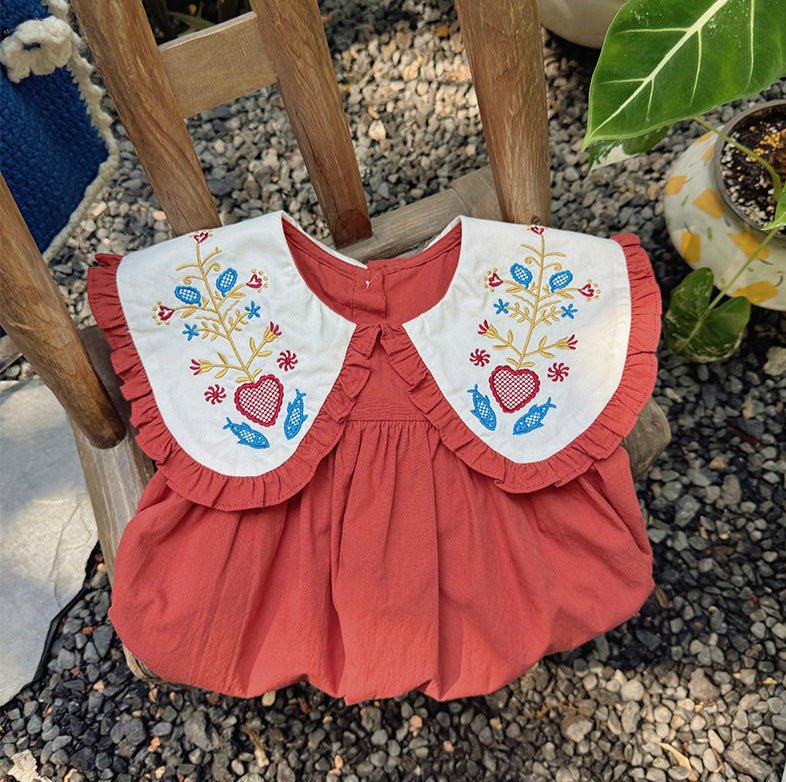 Vestido Infantil Golinha Bordada - BABYLIFEBabyLifeBABYLIFEVermelhoVestido Infantil Golinha Bordada1 - 2 Anos