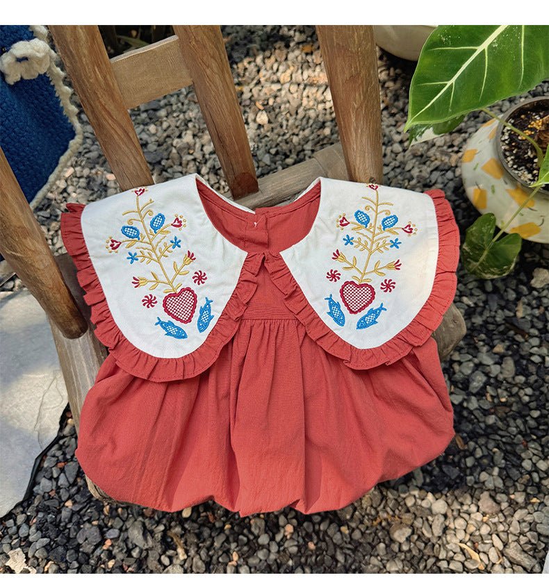 Vestido Infantil Golinha Bordada - BABYLIFEBabyLifeBABYLIFEVermelhoVestido Infantil Golinha Bordada1 - 2 Anos