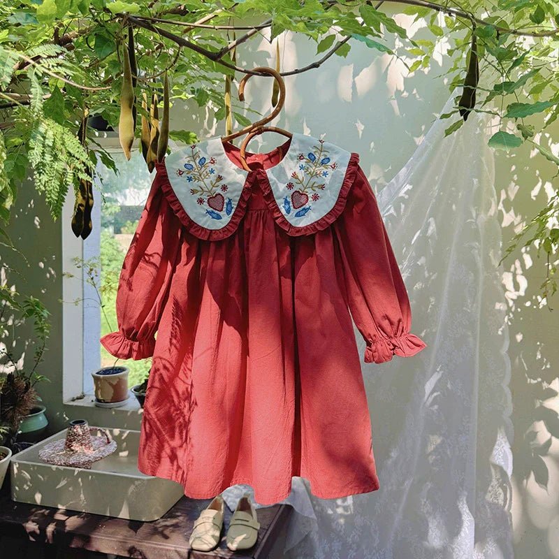 Vestido Infantil Golinha Bordada - BABYLIFEBabyLifeBABYLIFEVermelhoVestido Infantil Golinha Bordada1 - 2 Anos