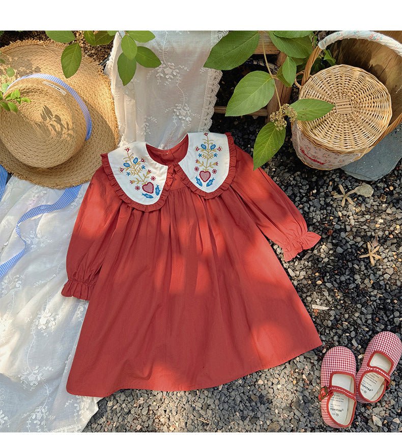 Vestido Infantil Golinha Bordada - BABYLIFEBabyLifeBABYLIFEVermelhoVestido Infantil Golinha Bordada1 - 2 Anos