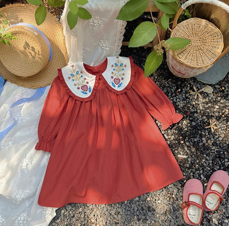 Vestido Infantil Golinha Bordada - BABYLIFEBabyLifeBABYLIFEVermelhoVestido Infantil Golinha Bordada1 - 2 Anos