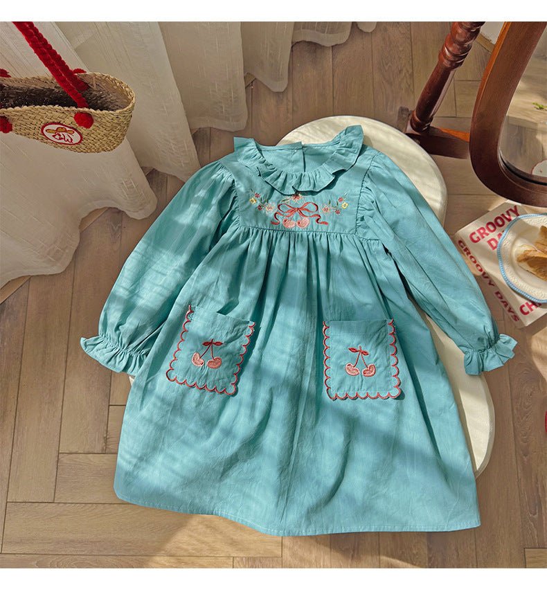 Vestido Infantil Lacinho Frutinha - BABYLIFEBabyLifeBABYLIFEAzulVestido Infantil Lacinho Frutinha1 - 2 Anos