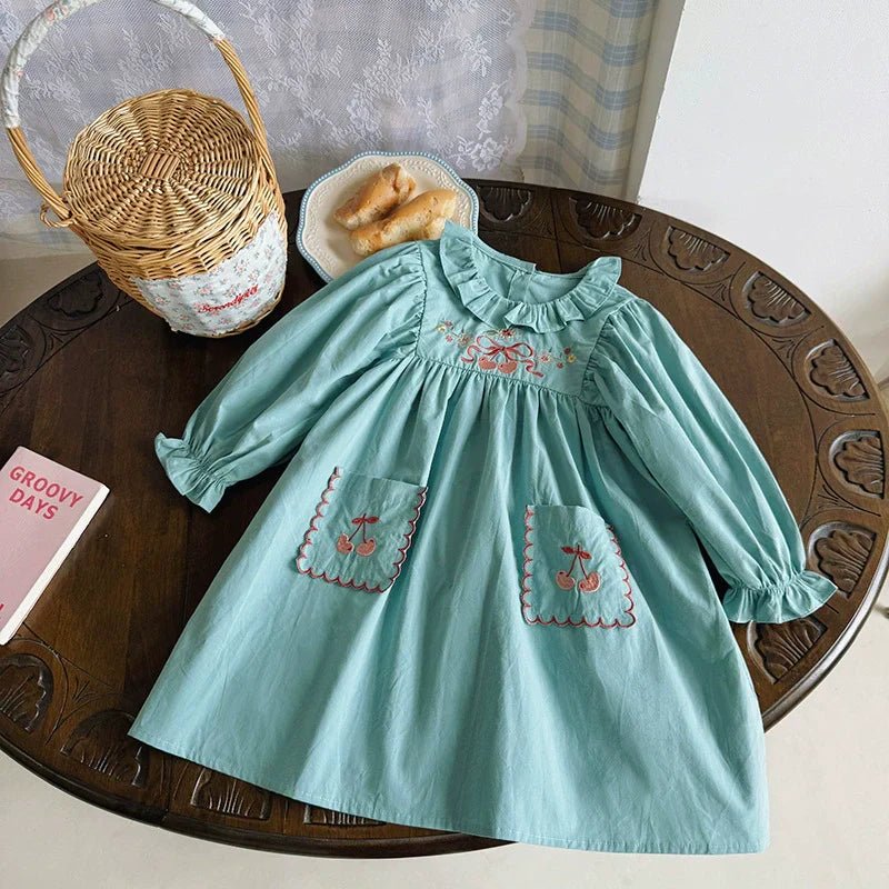 Vestido Infantil Lacinho Frutinha - BABYLIFEBabyLifeBABYLIFEAzulVestido Infantil Lacinho Frutinha1 - 2 Anos