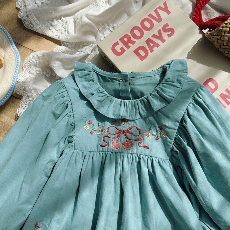 Vestido Infantil Lacinho Frutinha - BABYLIFEBabyLifeBABYLIFEAzulVestido Infantil Lacinho Frutinha1 - 2 Anos