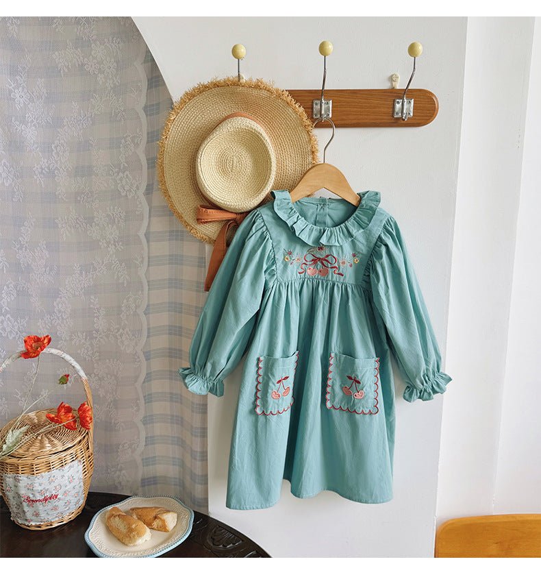 Vestido Infantil Lacinho Frutinha - BABYLIFEBabyLifeBABYLIFEAzulVestido Infantil Lacinho Frutinha1 - 2 Anos