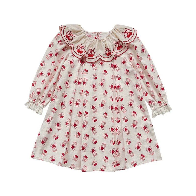 Vestido Infantil Laço Cerejinhas - BABYLIFEBabyLifeBABYLIFEVermelhoVestido Infantil Laço Cerejinhas1 - 2 Anos