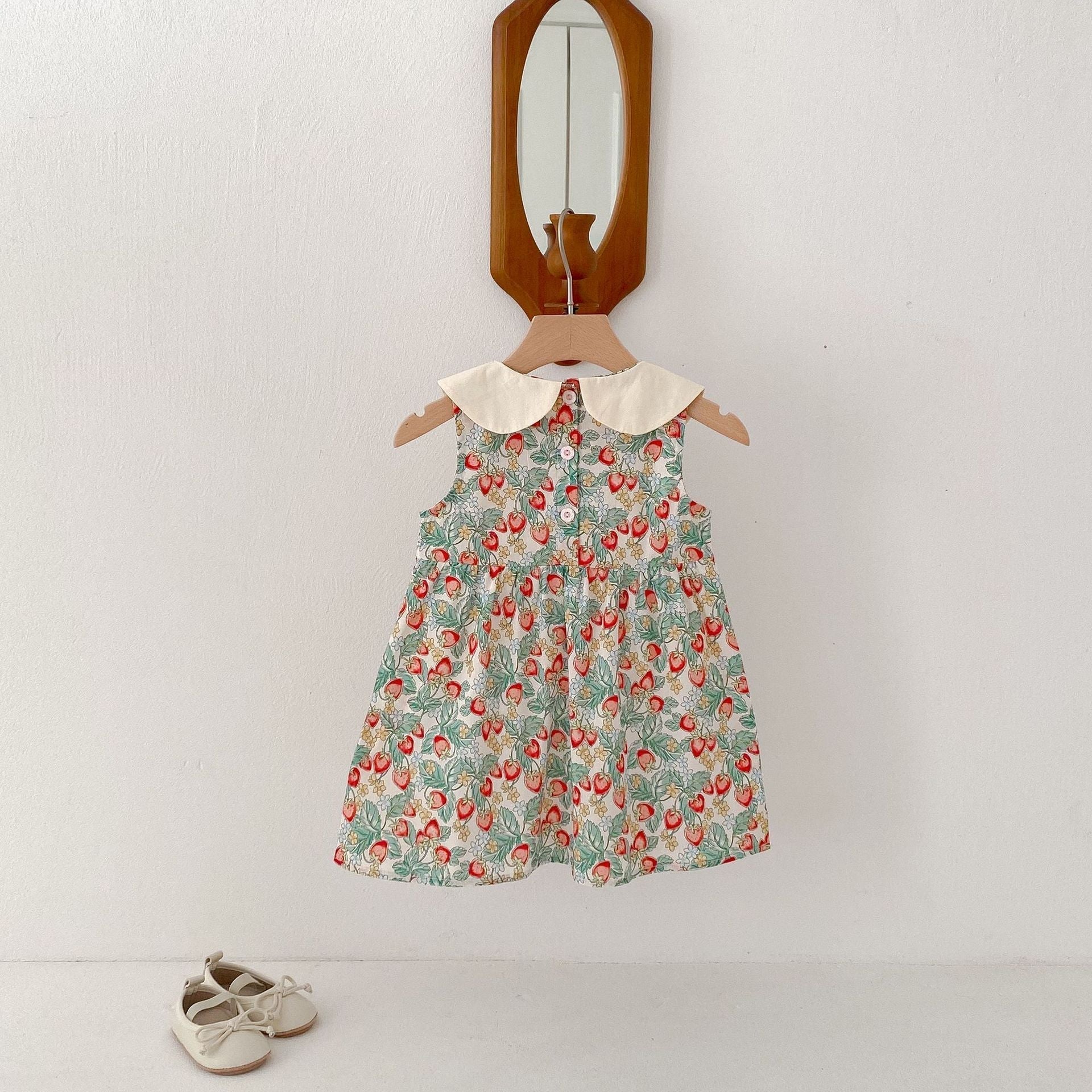 Vestido Infantil Moranguinhos - BABYLIFEBabyLifeBABYLIFEMorangosVestido Infantil Moranguinhos6 - 12 Meses