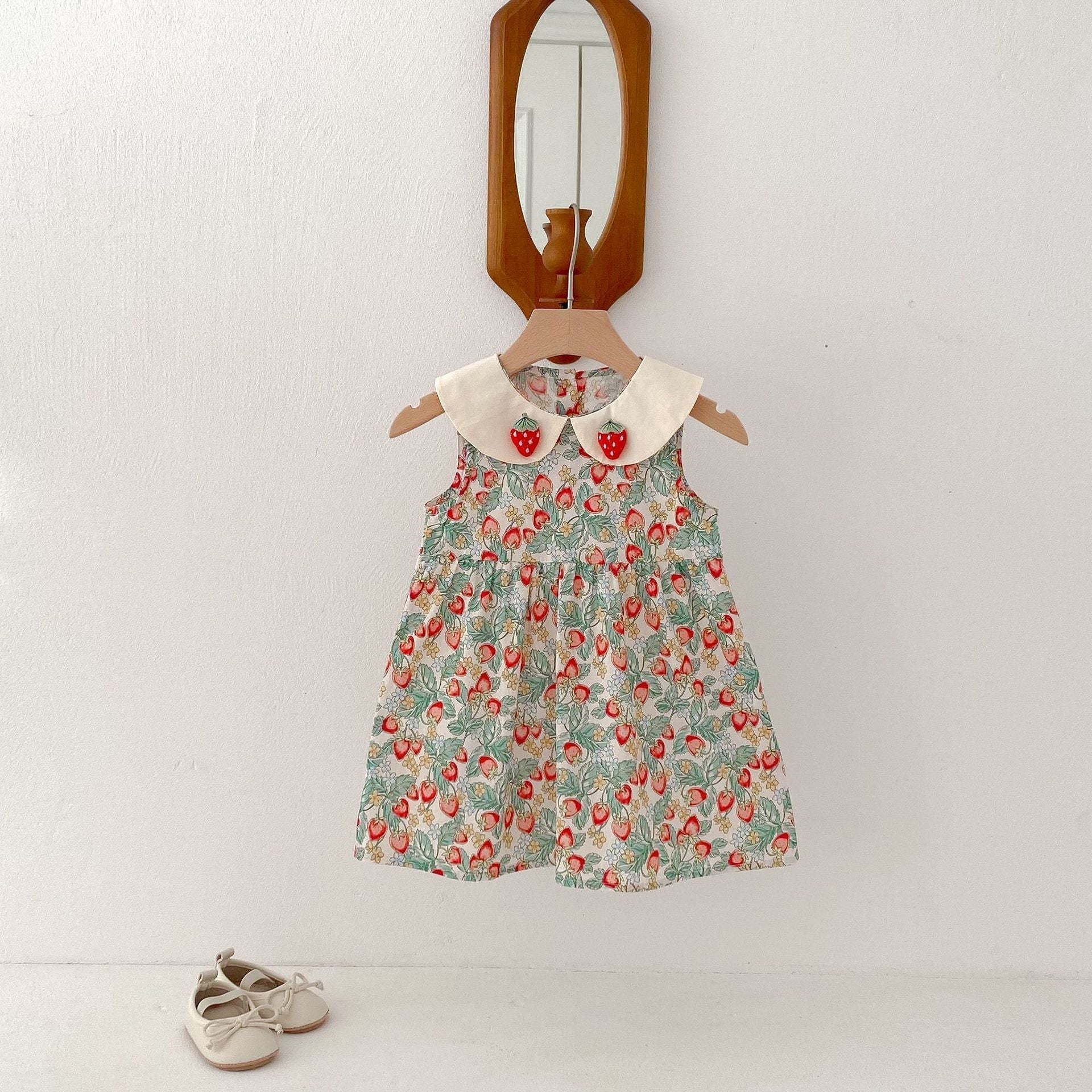 Vestido Infantil Moranguinhos - BABYLIFEBabyLifeBABYLIFEMorangosVestido Infantil Moranguinhos6 - 12 Meses