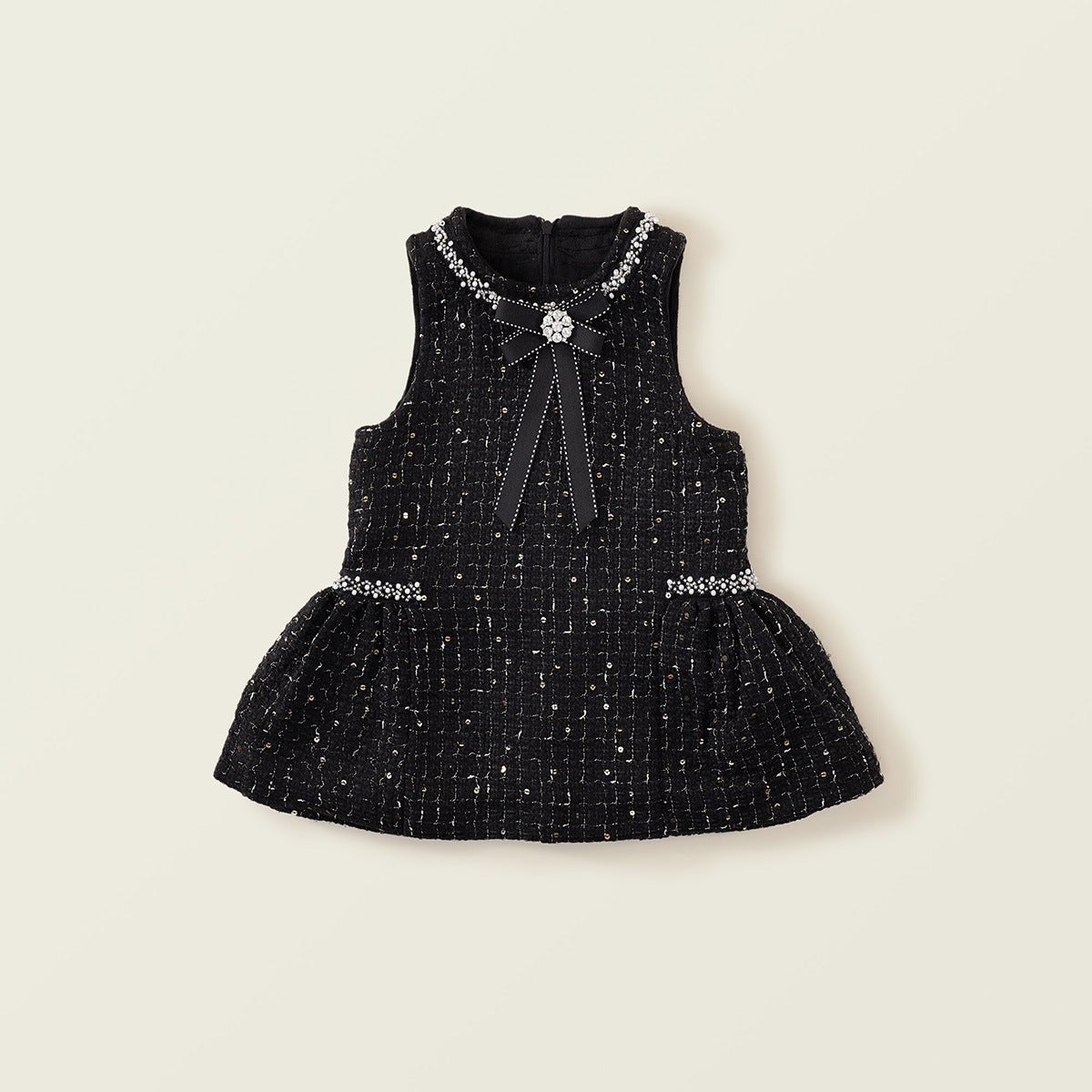 Vestido Infantil Preto Brilhante - BABYLIFEBabyLifeBABYLIFEPretoVestido Infantil Preto Brilhante1 - 2 Anos