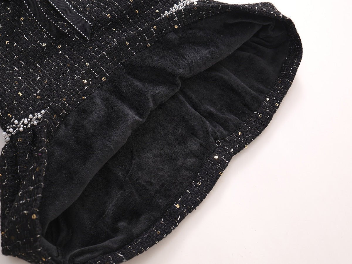 Vestido Infantil Preto Brilhante - BABYLIFEBabyLifeBABYLIFEPretoVestido Infantil Preto Brilhante1 - 2 Anos