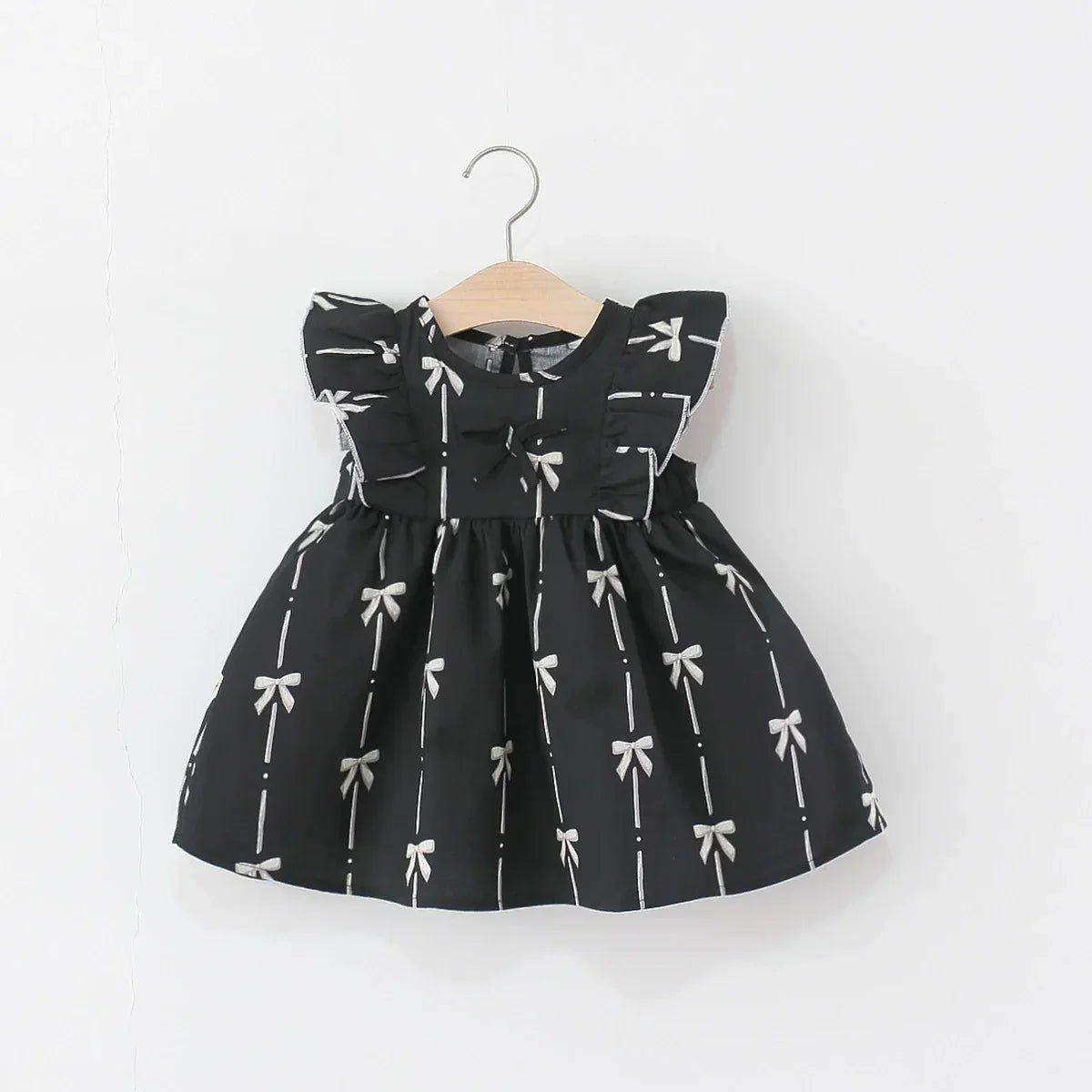 Vestido Infantil Verão Lacinhos - BABYLIFEBabyLifeBABYLIFEPretoVestido Infantil Verão Lacinhos6 - 12 Meses